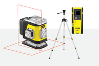 NIVEL SYSTEM Laser krížový 2x 360° s červeným lúčom CL2R Set