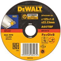DeWALT KOTUC REZNY EXTREME INOX 125*1,0MM DT43340