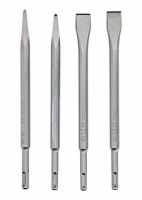 BOSCH 2607017516 - 4-dielna súprava sekáčov SDS plus