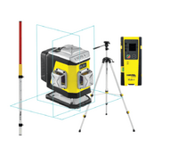 NIVEL SYSTEM Krížový laser 3×360° s modrým lúčom CL3B Set
