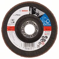 BOSCH Fibrový brúsny kotúc X571, Best for Metal 125 mm, 22,23 mm, 60