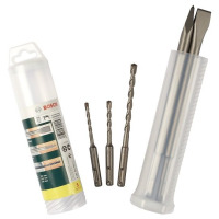 BOSCH 5-dielna súprava sekáčov a príklepových vrtákov SDS plus - 2607019455