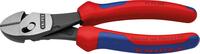 Kraftové bočné nožnice leštené s 2-komponentnými rukoväťami 180mm KNIPEX