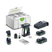 FESTOOL Akumulátorové vrtací šroubovací C 18 HPC 4,0 I-Set