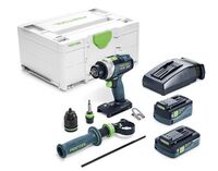 FESTOOL Akumulátorový skrutkovac s príklepom TPC 18/4 5,2/4,0 I-Plus QUADRIVE