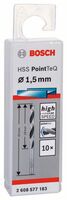 BOSCH Skrutkovitý vrták HSS PointTeQ 1,5 mm