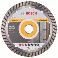 BOSCH Diamantový rezací kotúc Standard for Universal Turbo 150 x 22,23 x 2,5 x 10 mm