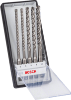 BOSCH 2608576200 - 5-dielna súprava vrtákov do kladív Robust Line SDS plus-7X