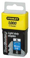 STANLEY Spony štandardné  10mm/3/8" 1000 ks typ A 5/53/530 1-TRA206T
