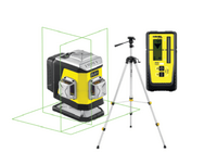 NIVEL SYSTEM Krížový laser 3×360° so zeleným lúčom CL3G Set