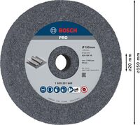 BOSCH Brúsny kotúč PRO Metal, 150 x 20 x 20 mm, G24 - 1609201649