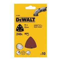 DeWALT DT3095 - PAPIER BRUSNY PRE DELTA BRUSKU 93*93 P240, 10ks