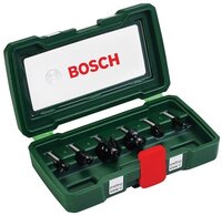 BOSCH 6-dielna súprava TC fréz (8 mm stopka) - 2 607 019 463