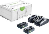 FESTOOL Energetická souprava SYS 18V 2x4,0/TCL 6 DUO