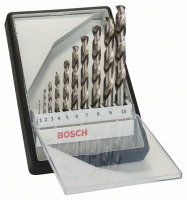 BOSCH 2607010535 - 10-dielna súprava vrtákov do kovu Robust Line HSS-G