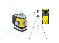 NIVEL SYSTEM Krížový laser 4×360° s modrým lúčom CL4B Set