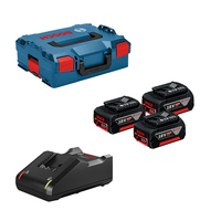 BOSCH 3×GBA 18V 5.0Ah + GAL 18V-40, v kufri L-BOXX 136 - 0 615 990 L3T - Profesionálna akumulátorová súpra