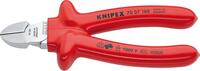 Kliešte na rezanie s chrómovaným ponorovým izolovaním 180mm KNIPEX