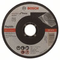 BOSCH 2608603169 - Rovný rezací kotúc Standard for Inox - Rapido WA 60 T BF, 115 mm, 22,23 mm, 1,0 mm