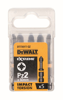 DeWALT NÁSTAVCE PRO RÁZOVÉ Utahovací 50mm PZ2 DT7391T