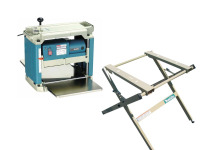 MAKITA 2012NBX - Elektrická hobľovačka + stacionárny stôl