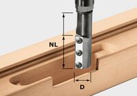 FESTOOL Drážkovacia fréza s obojstranným nožom HW KN D24/50 WP/K