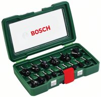 BOSCH 15-dielna súprava TC fréz (8 mm stopka) - 2 607 019 469 |