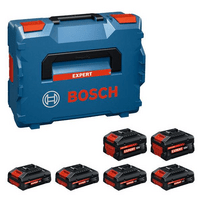 BOSCH EXPERT 4× EXBA18V-40 + 2× EXBA18V-80 - Set šiestich akumulátorov - 1600A0373G