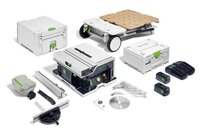 FESTOOL Akumulátorová stolová okružná píla CSC SYS 50 EBI-Set 577379