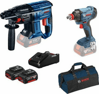 BOSCH GBH 180+GDX 180+2x GBA 18V+GAL+taška- 0615990M30 - set náradia