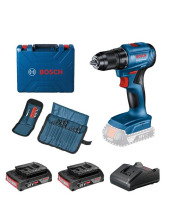 BOSCH GSR 185-LI Professional - 0615990N25 - Akumulátorový vŕtací skrutkovač + 23-dielna súprava príslušen