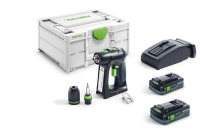 FESTOOL 576435 - Akumulátorové vrtací šroubovací C 18 HPC 4,0 I-Plus