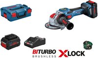 BOSCH GWX 18V-15 SC - 0 601 9H6 501 - Akumulátorová uhlová brúska BITURBO s X-LOCK
