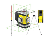 NIVEL SYSTEM Krížový laser 4×360° so zeleným lúčom CL4G Set