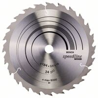 BOSCH 2608640795 - Pílový kotúc Speedline Wood 184 x 16 x 2,4 mm, 24