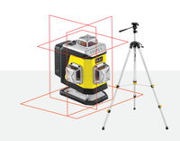 NIVEL SYSTEM Krížový laser 4×360° s červeným lúčom CL4R Set
