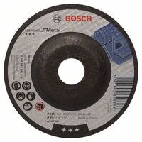 BOSCH Obrusovací kotúc s prelisom Standard for Metal A 24 P BF, 115 mm, 22,23 mm, 6,0 mm