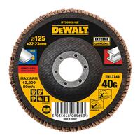 DeWALT DT30602 - Brúsny lamelový kotúč plochý Extreme na kov 40 G, 125 mm