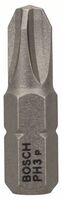BOSCH Skrutkovací hrot PH3, 25 mm, 1/4" šesthranná stopka ISO 1173 C6.3, extra tvrdý PH3 25mm