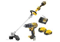 DeWALT Kosačka strunová 18V 2x5,0Ah + DCD791