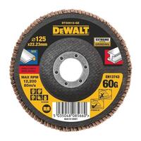 DeWALT DT30612 - Brusný lamelový kotouc plochý Extreme na kov 60 G, 125 mm
