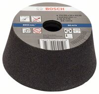BOSCH Kónická brúsna miska - na kovy/liatinu 90 mm, 110 mm, 55 mm, 36