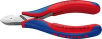 Kliešte na rezanie elektroniky okrúhla hlava bez fazety 115mm KNIPEX