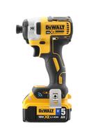 DeWALT Rázový utahovák 2x aku Li-Ion / 5,0 Ah 18V XR BLUETOOTH TOOL CONECT BEZÚHLÍKOVÝ DCF888P2B