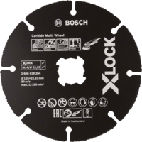 BOSCH 2608619284 - X-LOCK Carbide Multi Wheel 125 mm -2 608 619 284 - Rezací kotúč
