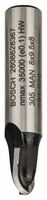 BOSCH Žliabkovacie frézy 8 mm, R1 4 mm, D 8 mm, L 9,2 mm, G 40 mm