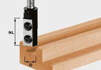 FESTOOL Drážkovacia fréza s obojstranným nožom HW D14/30 S8