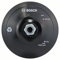 BOSCH Tanier s velkronovou vrstvou 125 mm, 12 500 ot/min