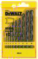 DeWALT SADA VRTAKU DO KOVU 10 DÍLNÁ DT5911