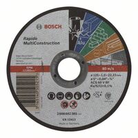 BOSCH Rovný rezací kotúc Rapido Multi Construction ACS 60 V BF, 125 mm, 1,0 mm